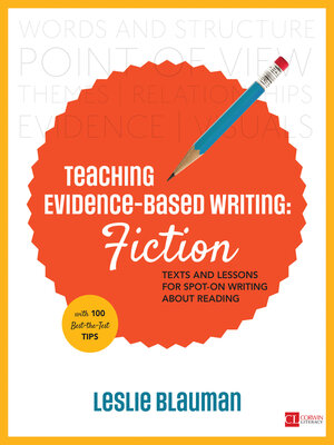 cover image of Teaching Evidence-Based Writing